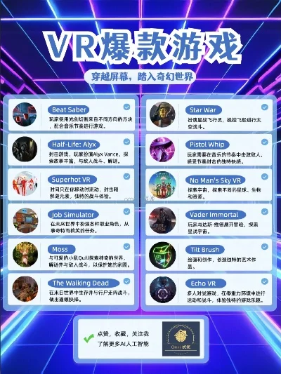 最近很火的游戏排行榜-沉浸式体验虚拟世界